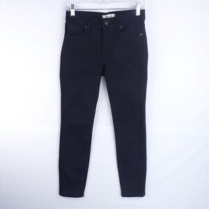 Madewell Hight Rise Black Jeans Skinny‎ 8" Size 26